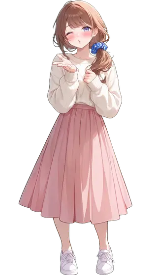 ハル（投げキッス）