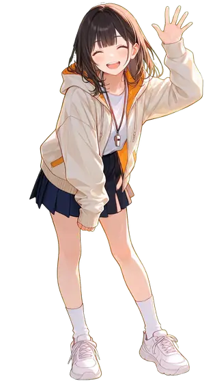 ひなた（満面のあいさつ）