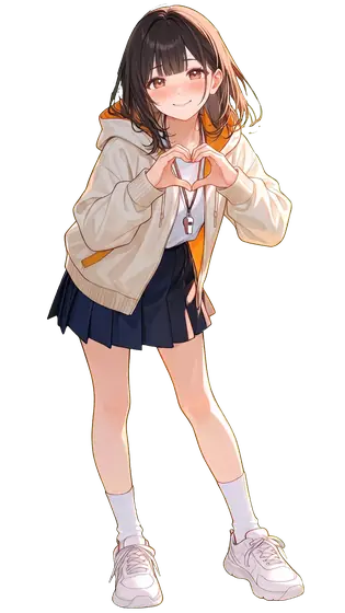 ひなた（投げキッス）