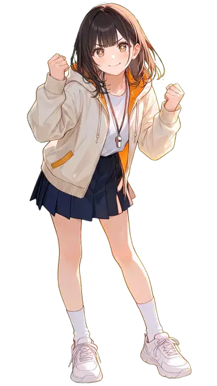 ひなた（ガッツポーズ）