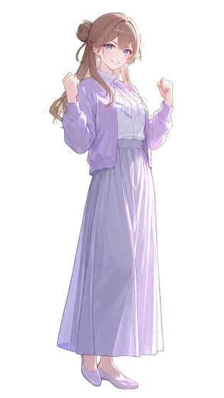 ミオ（ガッツポーズ）