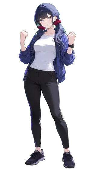 レイ（ガッツポーズ）