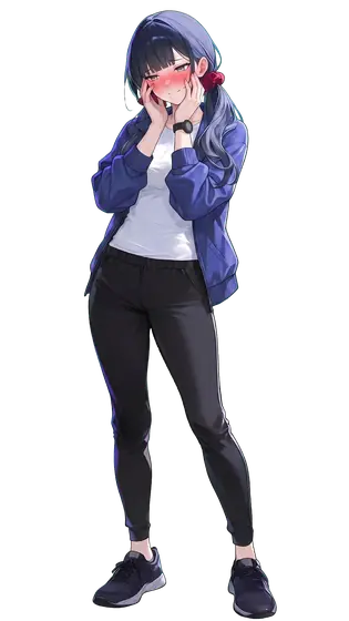 レイ（照れ）